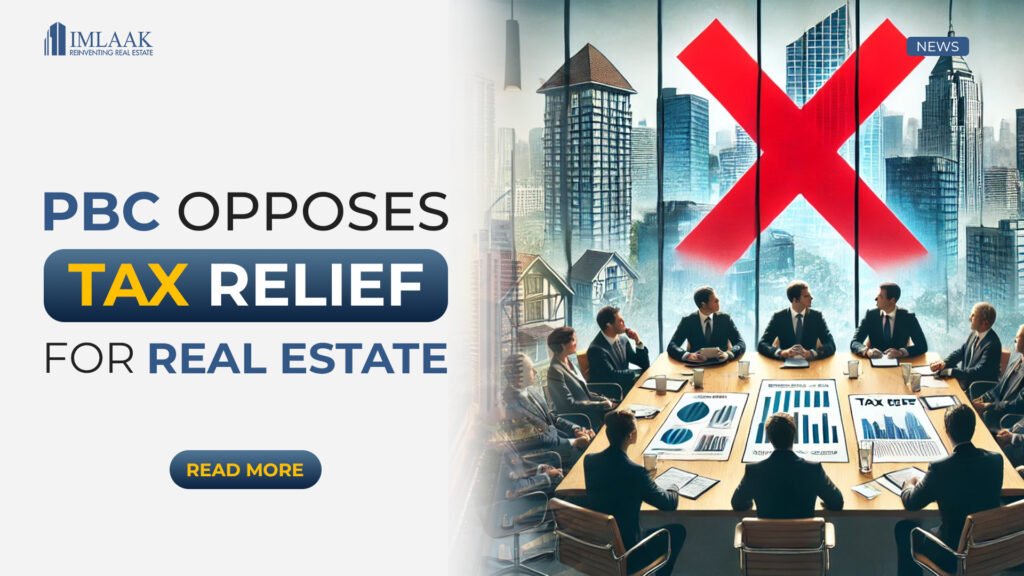 PBC opposes tax relief for real estate