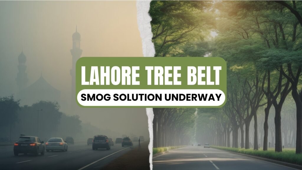 Lahore Tree Belt Smog Solution Underway