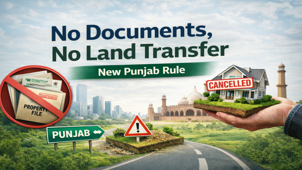 Punjab Undocumented Land Transfers Ban Enforced