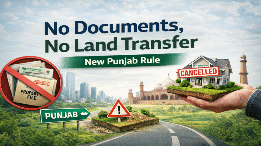 Punjab Undocumented Land Transfers Ban
