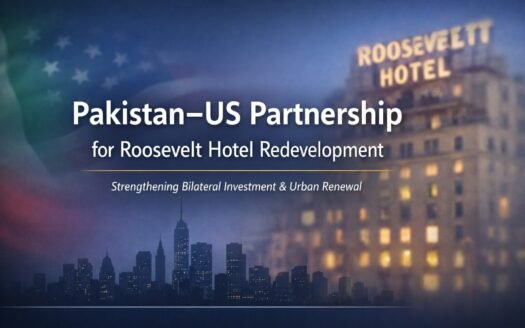 Pakistan-US Partnership for Roosevelt Hotel Redevelopment
