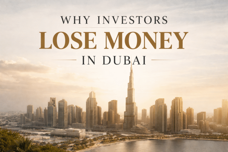 Why Investors Lose Money in Dubai Real Estate
