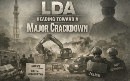 Lahore Illegal Construction Crackdown