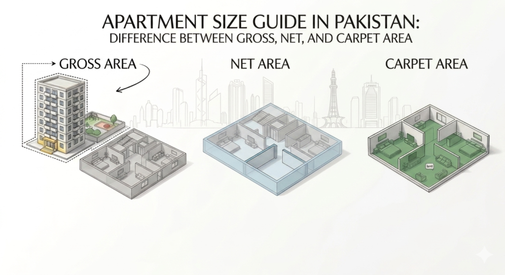 Apartment Size Guide in Pakistan