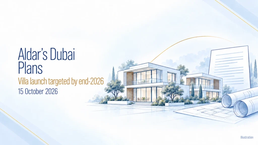 Aldar Plans New Dubai Villa Launch by End-2026