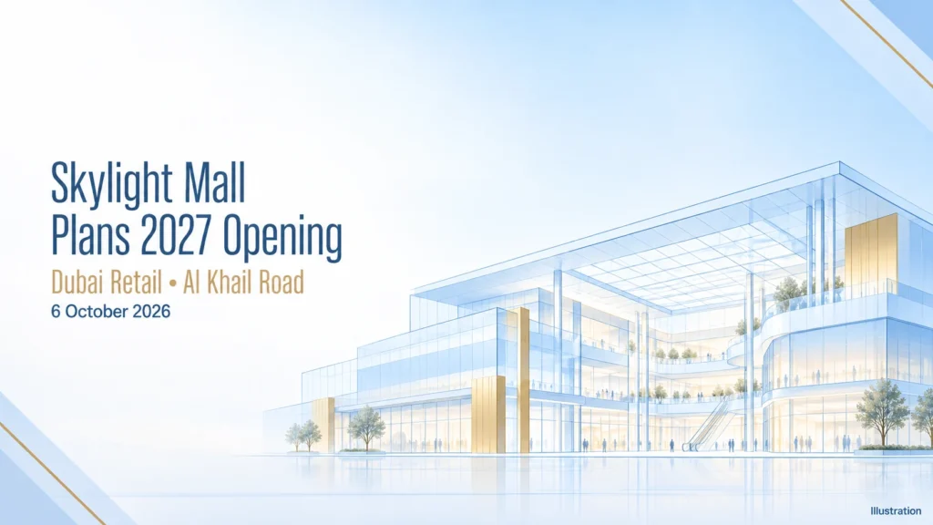 Skylight Mall Dubai Plans 2027 Opening
