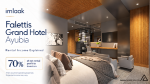 Falettis Grand Hotel Ayubia rental income explained with a concept hotel room