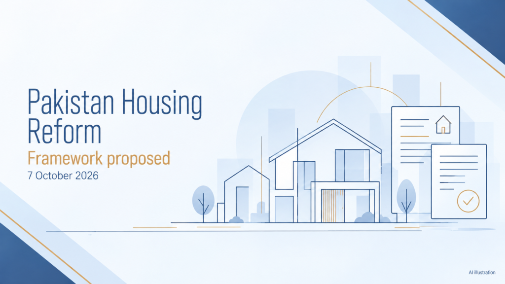 Pakistan Proposes Housing Reform Framework
